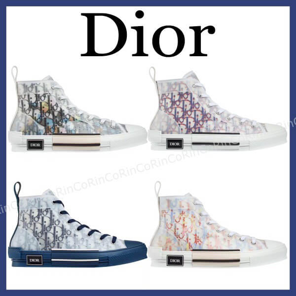 Dior ディオール  B23コピー  スニーカー  オブリーク ハイトップ 3SH118YJP